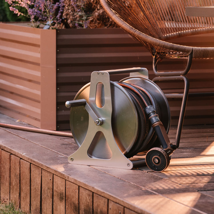 Kent & Stowe Metal Hose Reel Set 30m