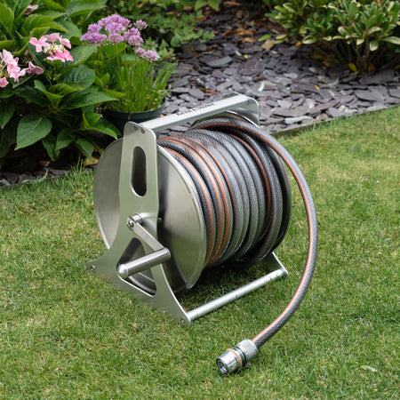 Kent & Stowe Metal Hose Reel Set 30m