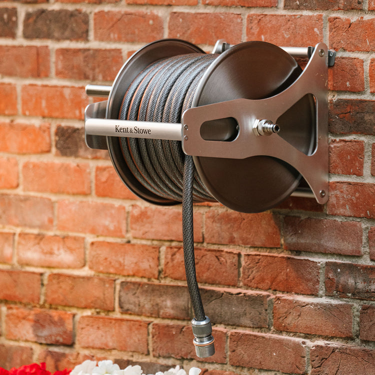 Kent & Stowe Metal Hose Reel Set 30m