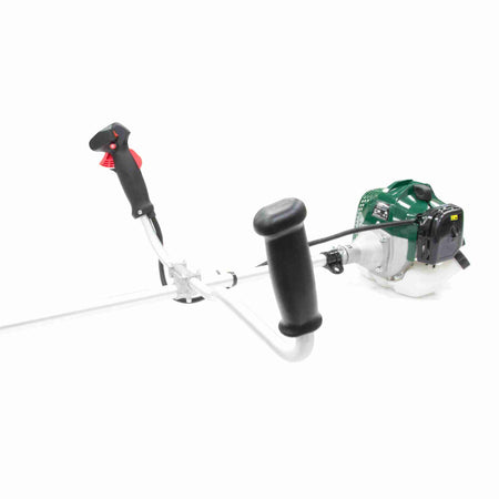 Webb 33cc Straight Shaft Cow Horn Handled Petrol Brushcutter 25cm