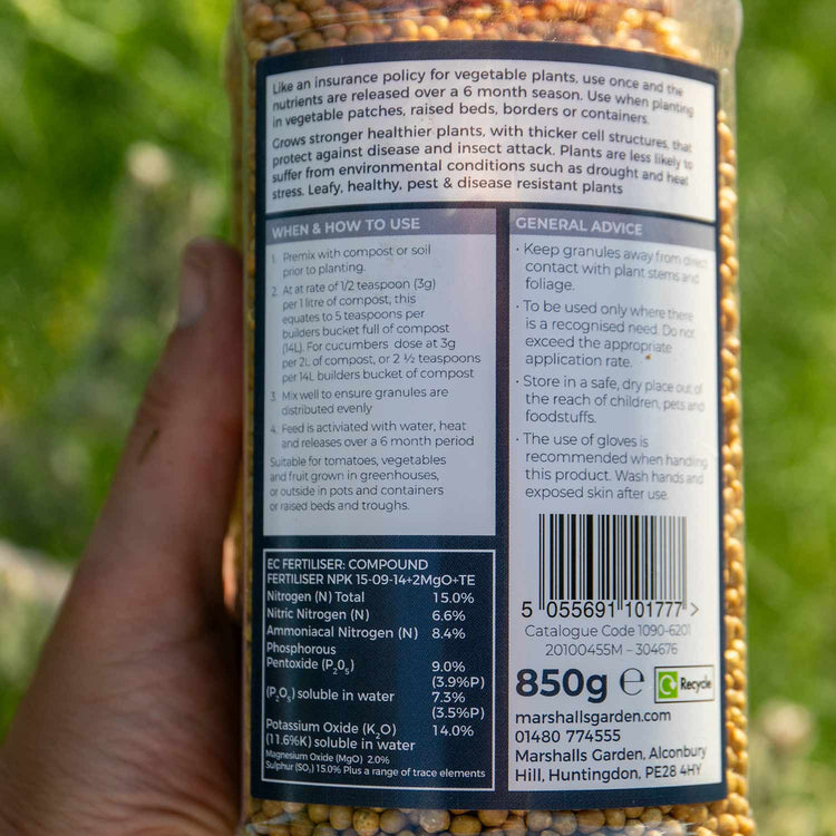 Marshalls Professional Granular Flower & Vegetable Feed 850g