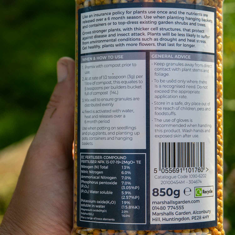 Marshalls Professional Granular Flower & Vegetable Feed 850g