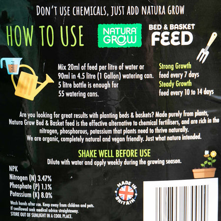 Natura Grow Bed & Basket Liquid