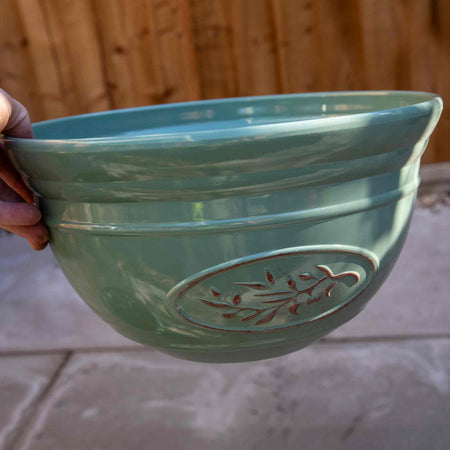 Olive Planter Bowl in Green 30cm