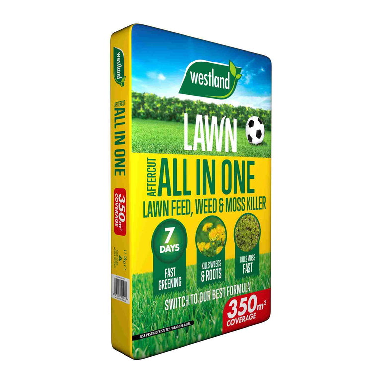 Westland Aftercut All In One Lawn Feed, Weed and Moss Killer