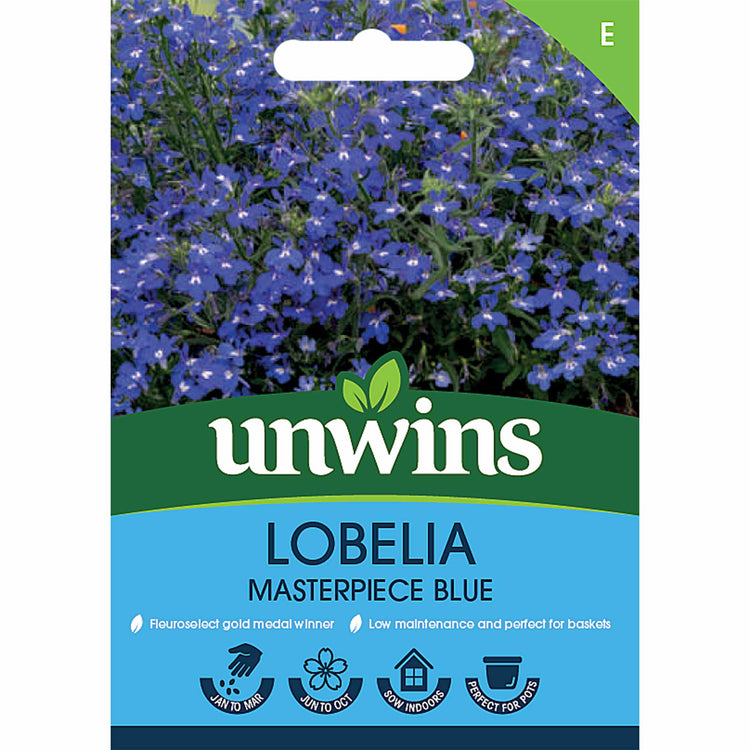 Lobelia Seeds 'Masterpiece Blue'