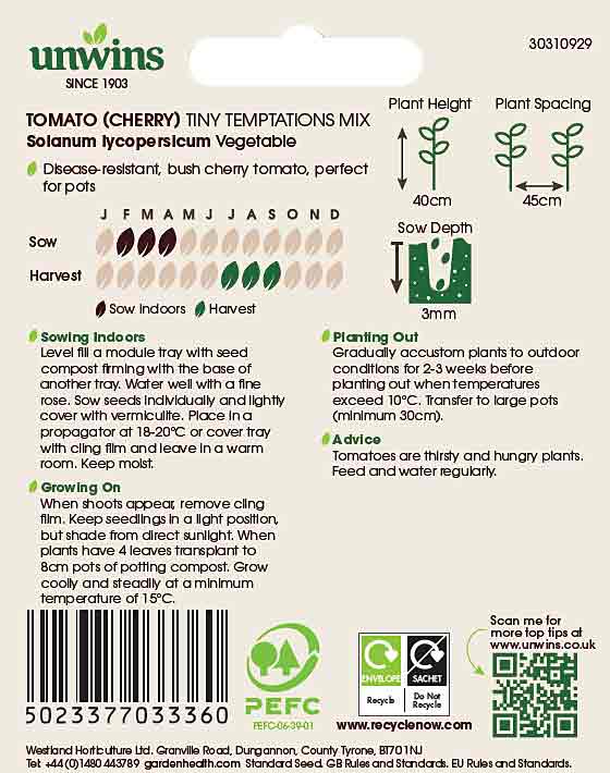 Tomato Seeds 'Tiny Temptations'