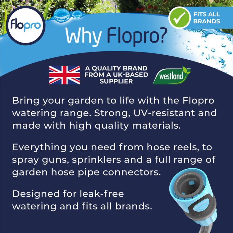 FloPro Heavy Duty Metal Hose Cart