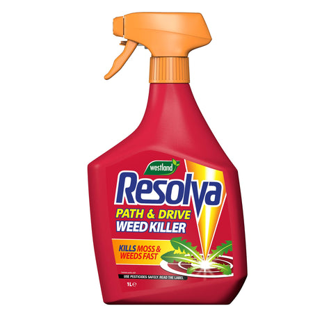 Resolva Xtra Fast WeedKiller, Lawn WeedKiller, Path & Driveway 1L