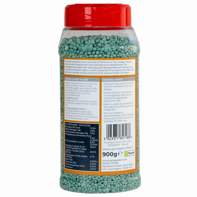 Marshalls Concentrated Slow Release Onion, Garlic & Shallot Feed Granules
