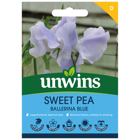 Sweet Pea Seeds 'Ballerina Blue'