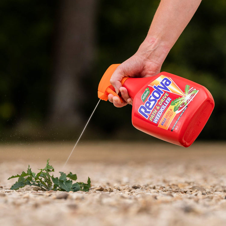 Resolva Xtra Fast WeedKiller, Lawn WeedKiller, Path & Driveway 1L
