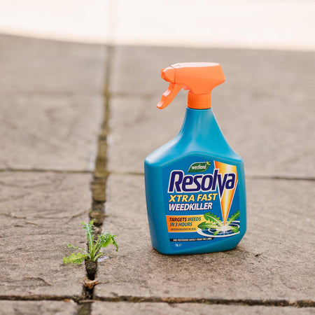 Resolva Xtra Fast WeedKiller, Lawn WeedKiller, Path & Driveway 1L