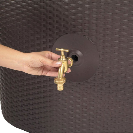 Garantia Sunda Wall Water Butt in Mocca - 300L