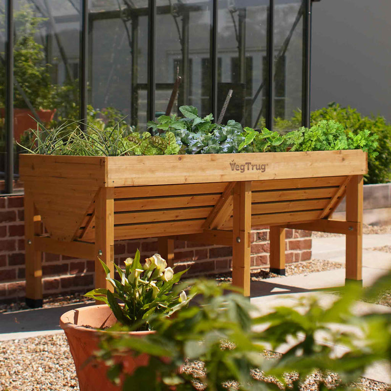 VegTrug Medium Wooden Patio Planter 1.8m