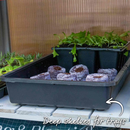 Grow It Wooden Growhouse Dove Grey