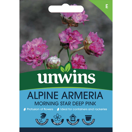 Alpine Armeria Seeds 'Morning Star Deep Pink'