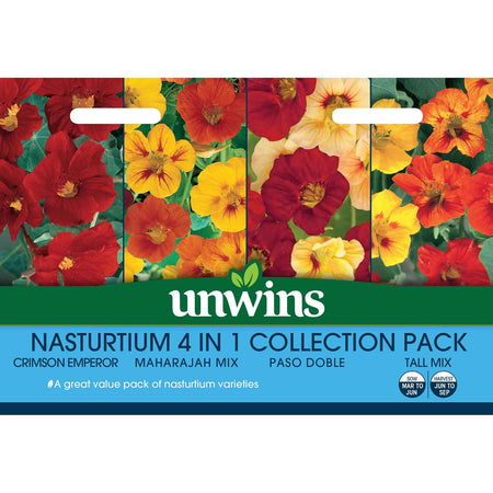 Nasturtium Seeds 4 in 1 Collection