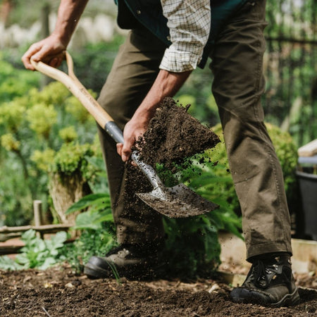 Kent & Stowe Carbon Steel Border Spade
