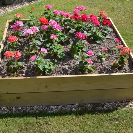 Raised Square Planting Bed